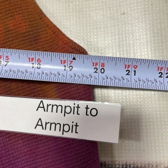 Tie Dyed Vest Waffle Knit Pink Purple Brown Draped Size Small Medium - Picture 9 of 12